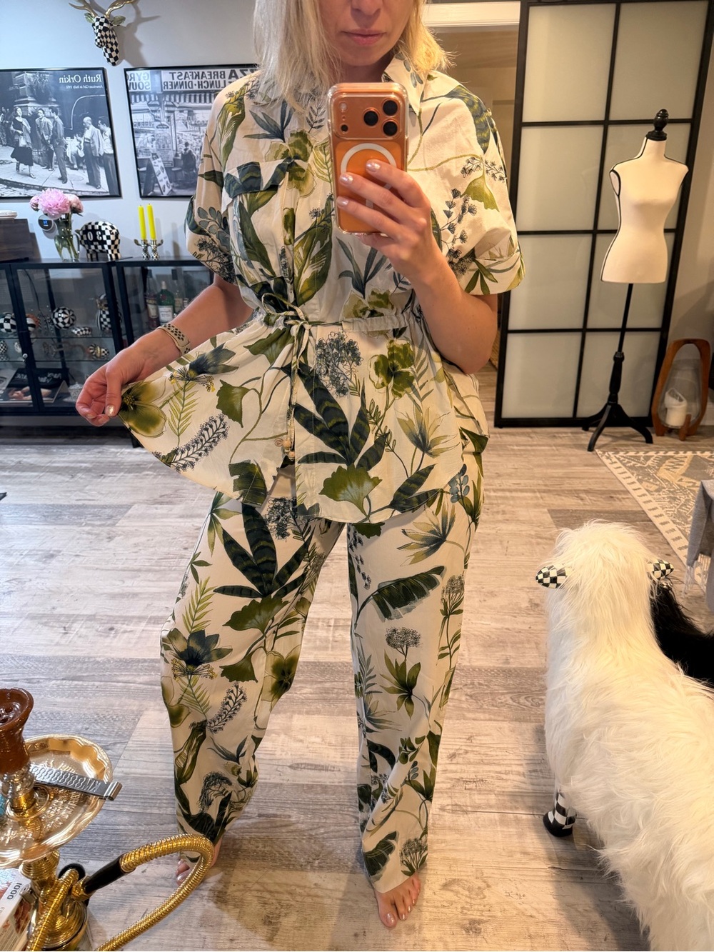 Zara Safari Print Matching Set S M